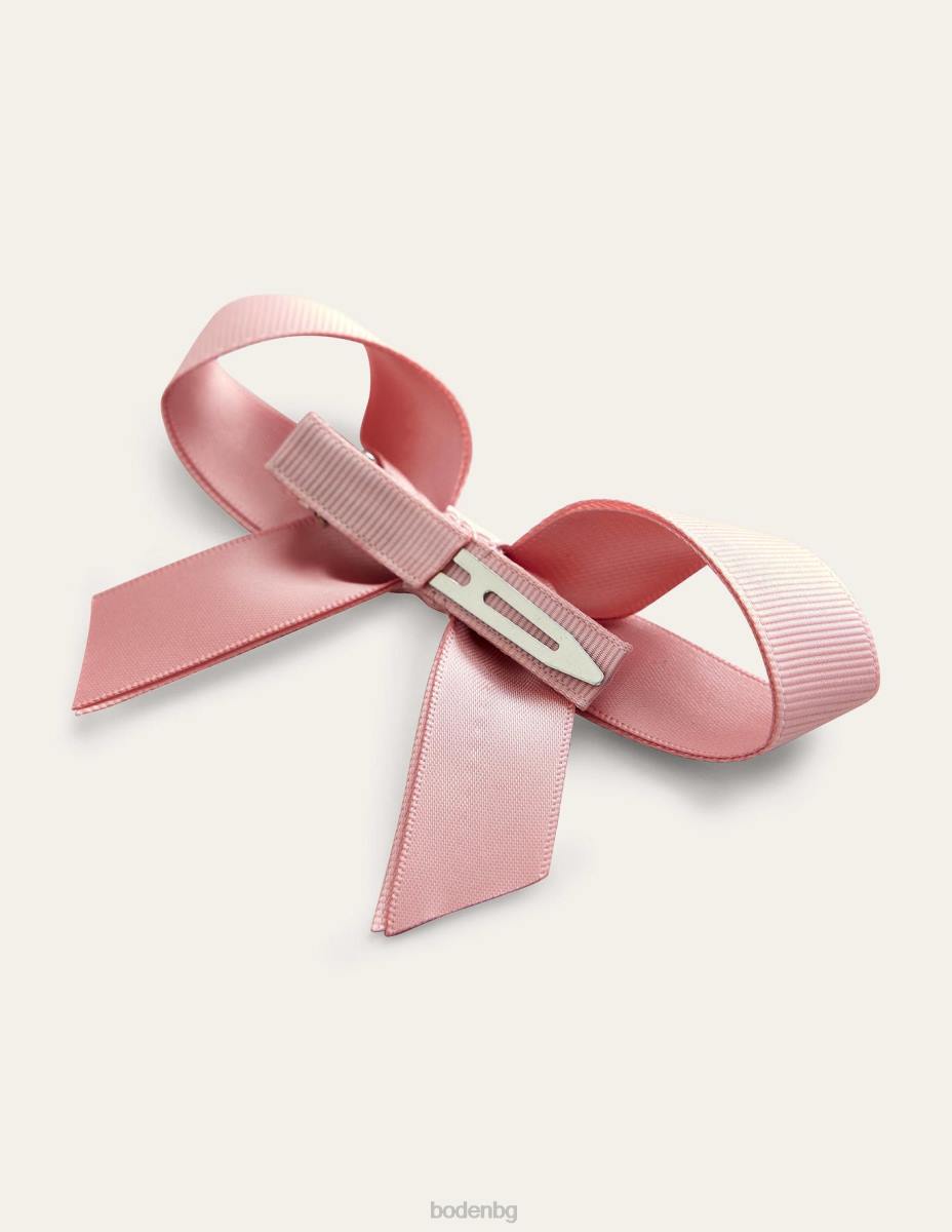 аксесоар Boden лък за коса grosgrain бото розово момичета LL68835