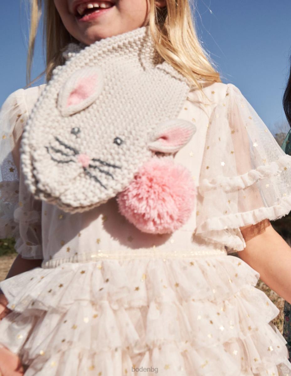 аксесоар Boden новост шал зайче от слонова кост момичета LL682728