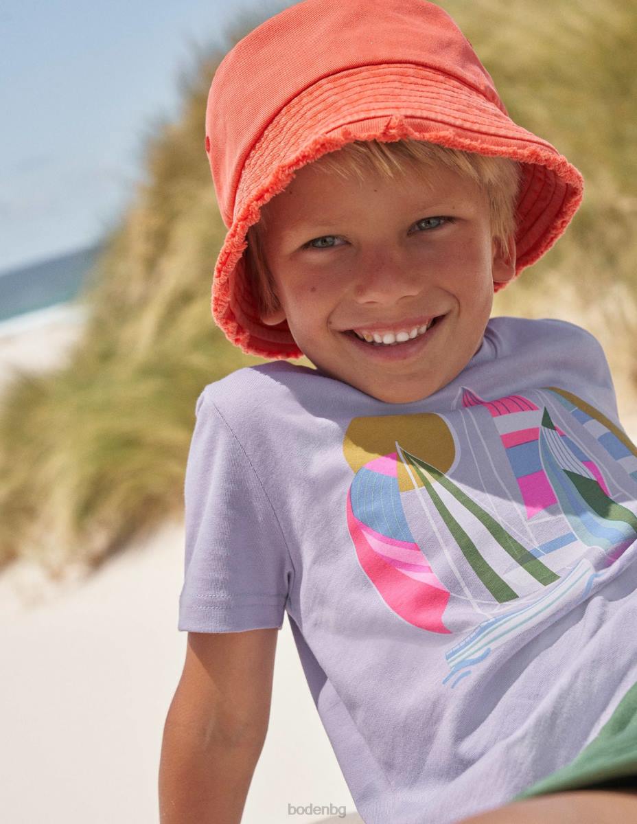 аксесоар Boden кофа шапка мандариново червено момичета LL683116