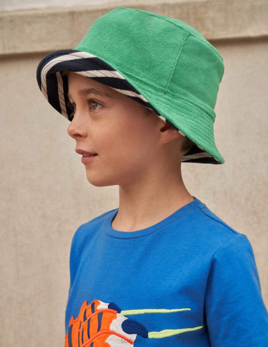 аксесоар Boden хавлиена шапка морско райе момичета LL683281