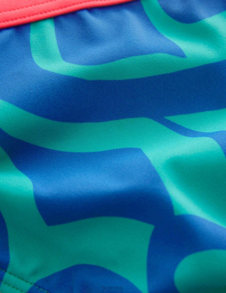 облекло Boden шарени бикини шаблон за тропическо зелено лято момичета LL682806