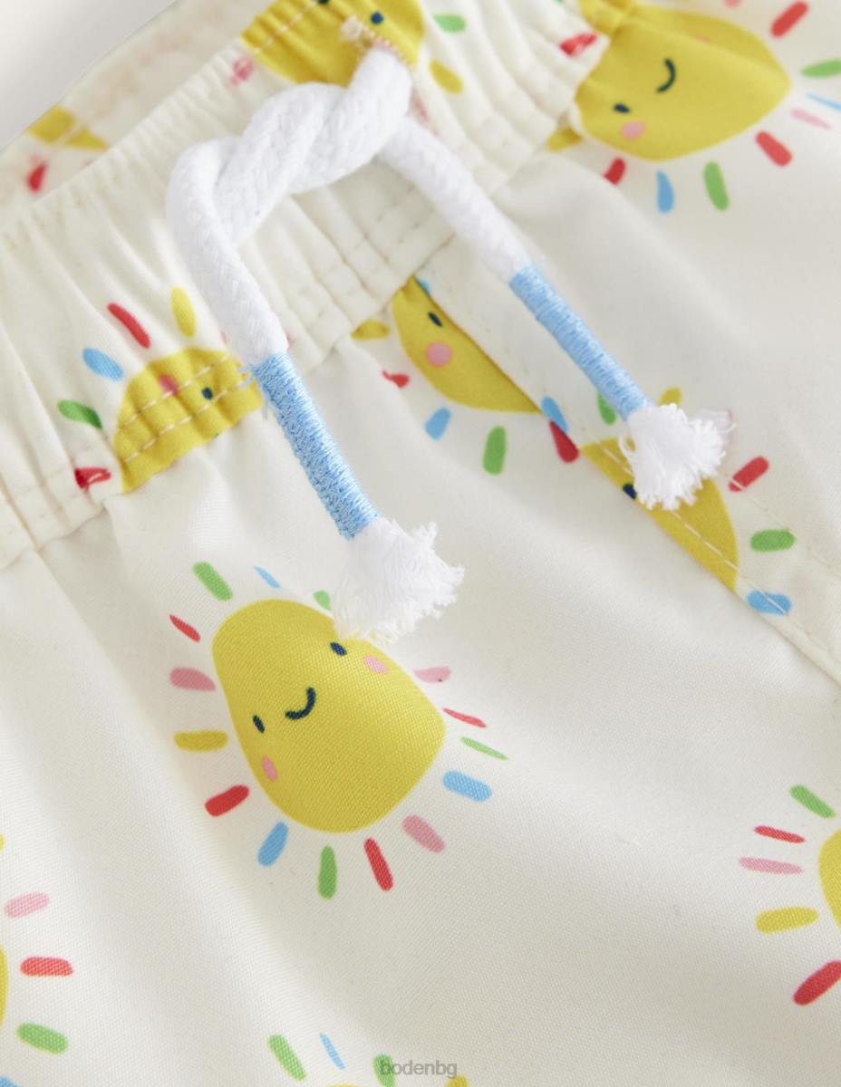 облекло Boden бански шорти много дъгови слънца момичета LL683111