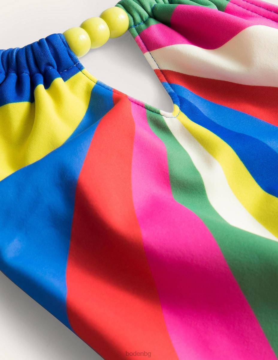 облекло Boden бански с деколте мулти момичета LL683203