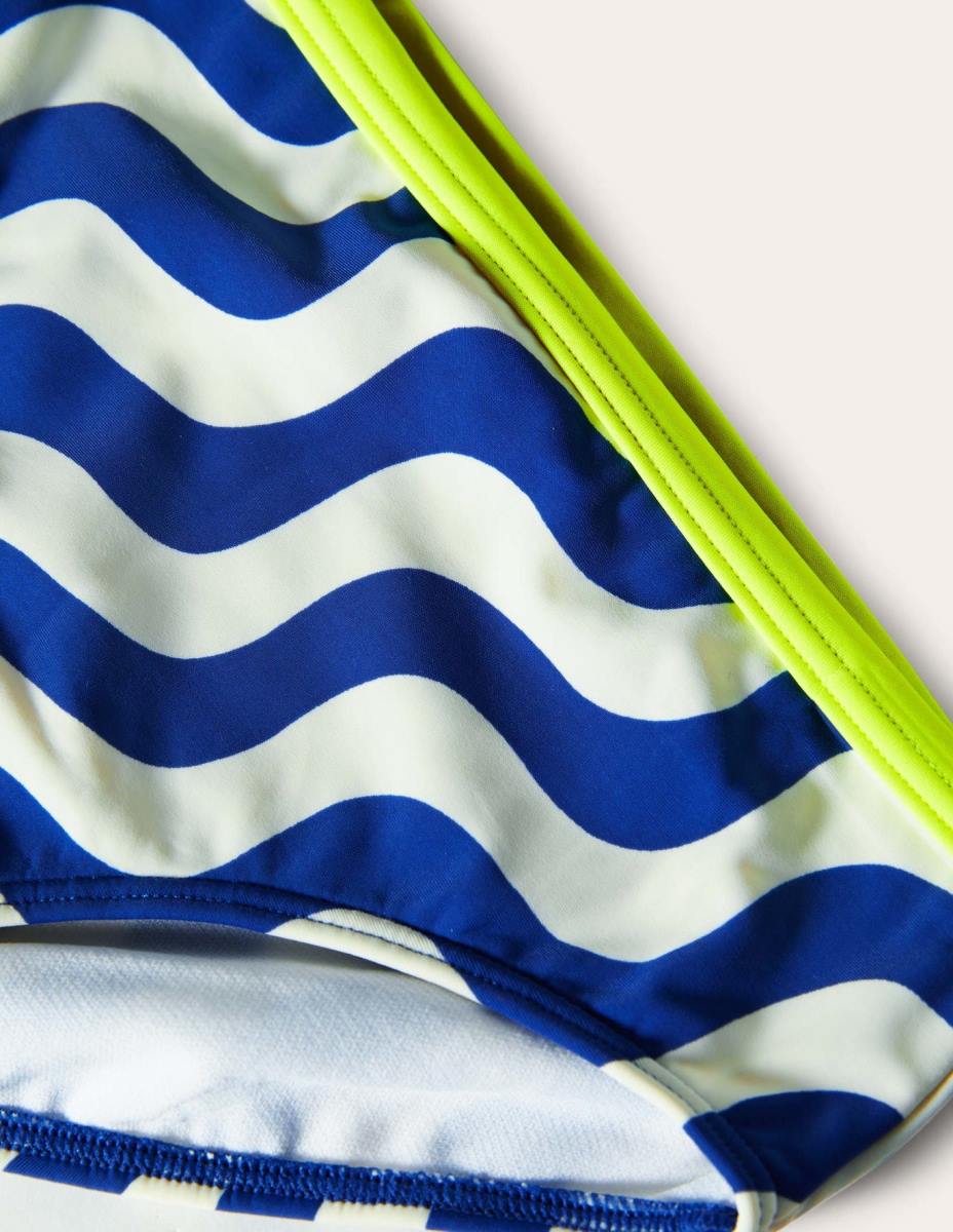 облекло Boden шарени бикини слонова кост/синя вълна момичета LL683279