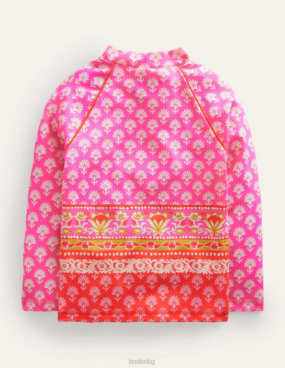 облекло Boden жилетка с шарени обриви фойерверк дървен блок момичета LL683298