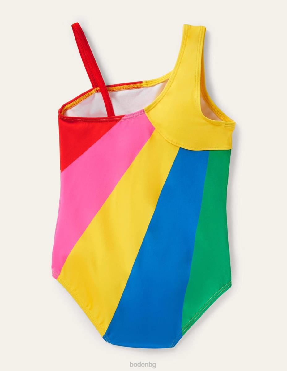 облекло Boden бански с едно рамо мулти слънчеви лъчи момичета LL683299