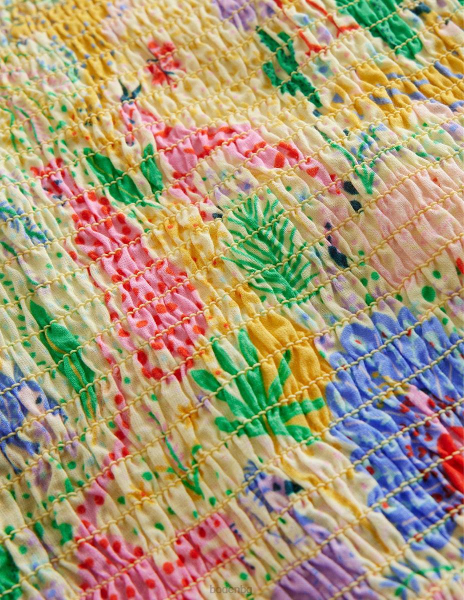 облекло Boden съчетана блуза с ризи мулти пустиня момичета LL682901