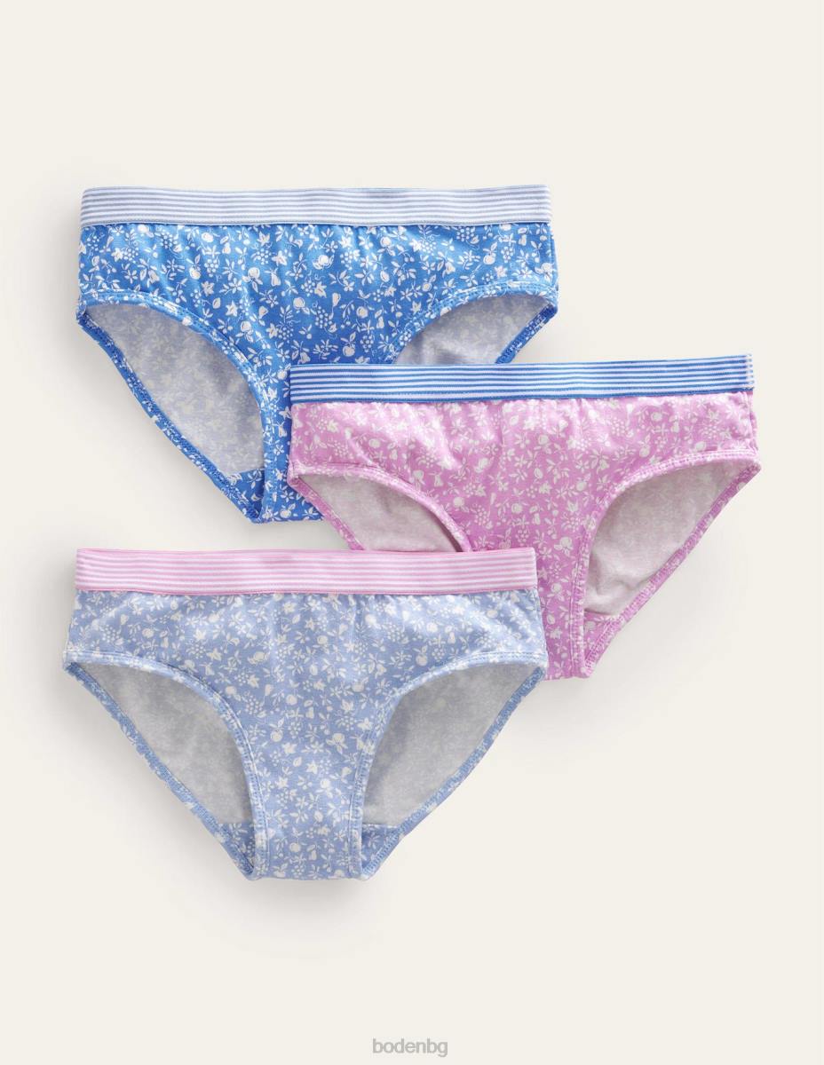 облекло Boden панталони 3 бр флорална орхидея момичета LL68838