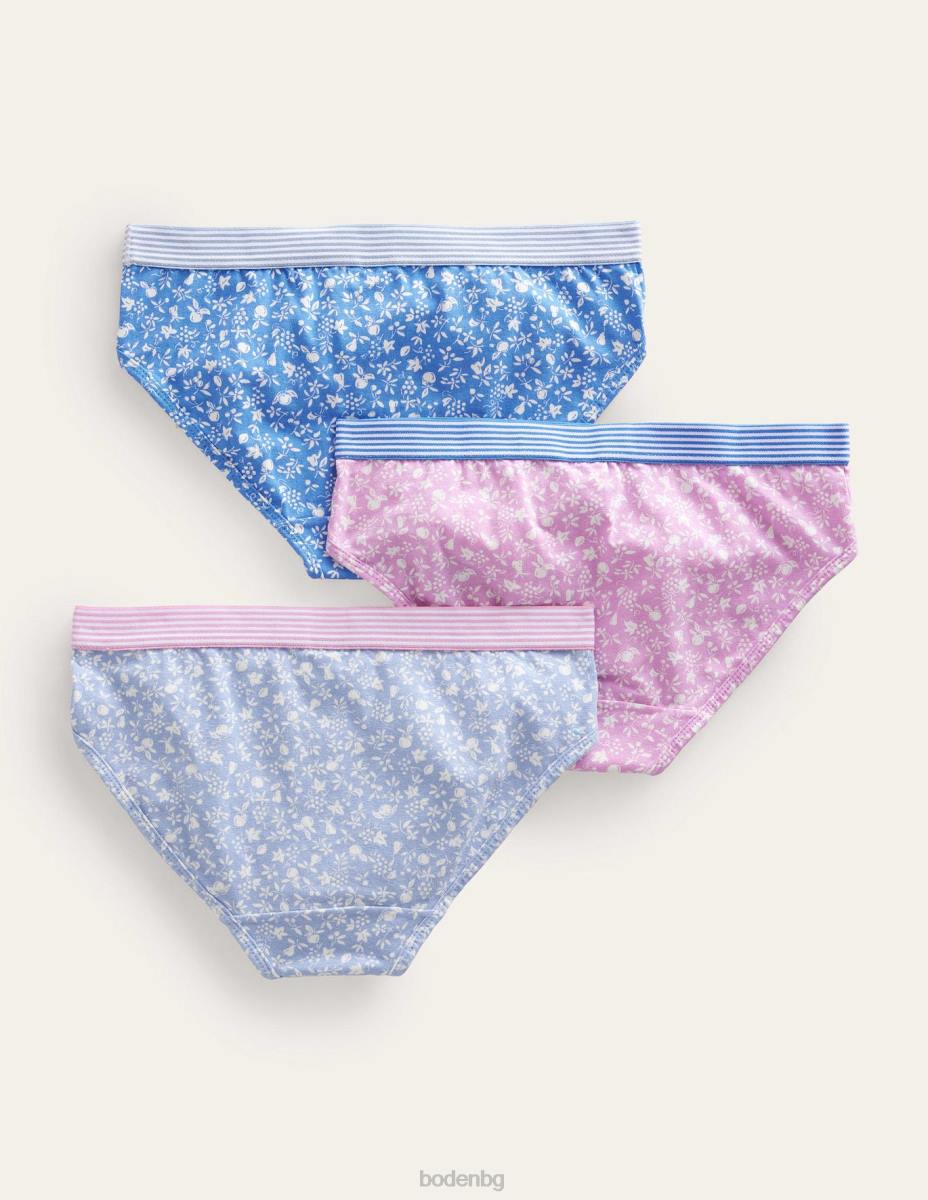 облекло Boden панталони 3 бр флорална орхидея момичета LL68838