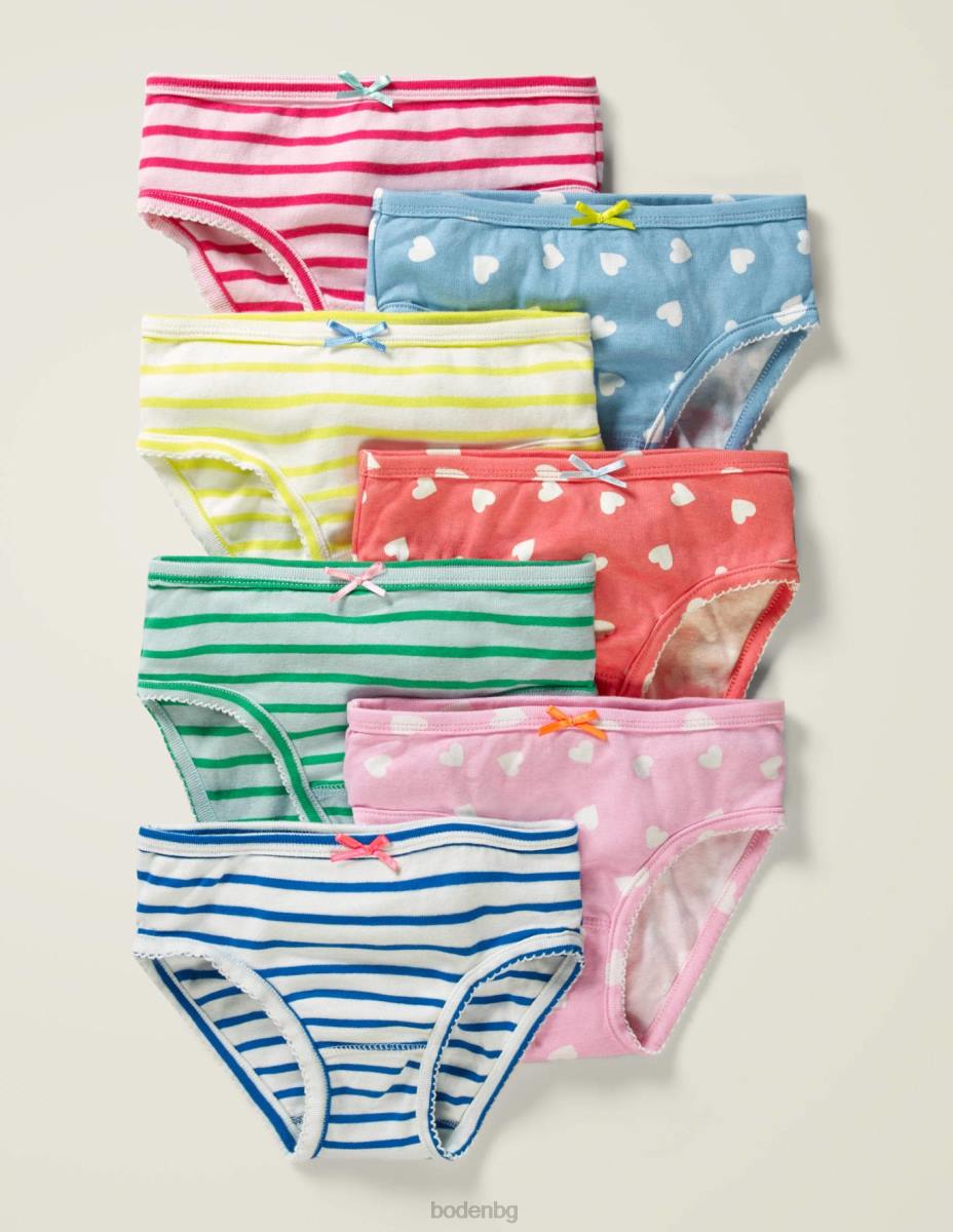 облекло Boden панталони 7 бр разпръснато сърце момичета LL68555