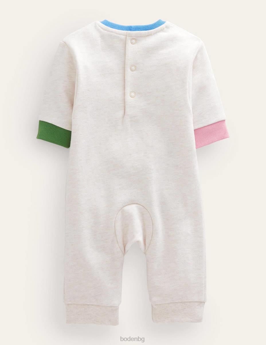 облекло Boden гащеризон с лого от трико овесена каша мергел свят момичета LL683052