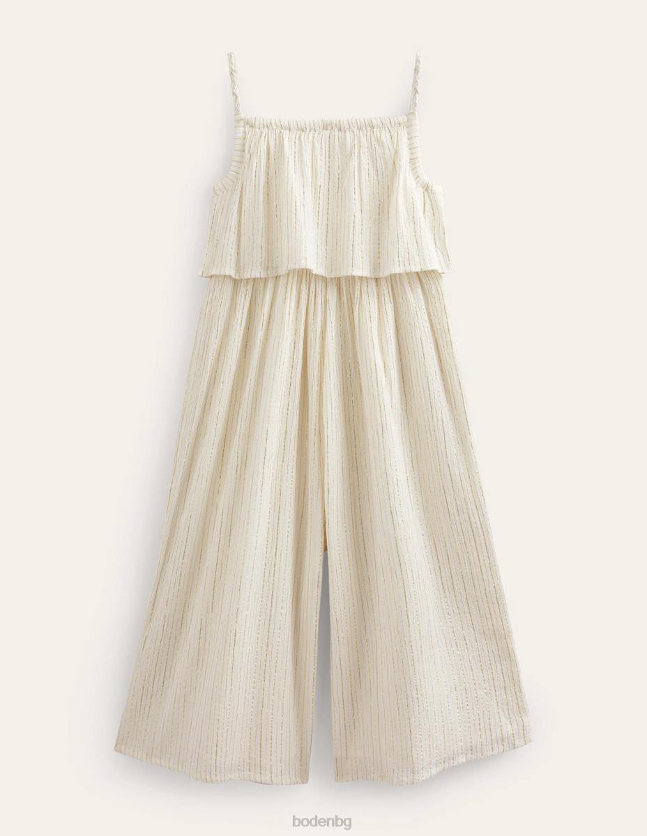 облекло Boden широк гащеризон слонова кост момичета LL683272