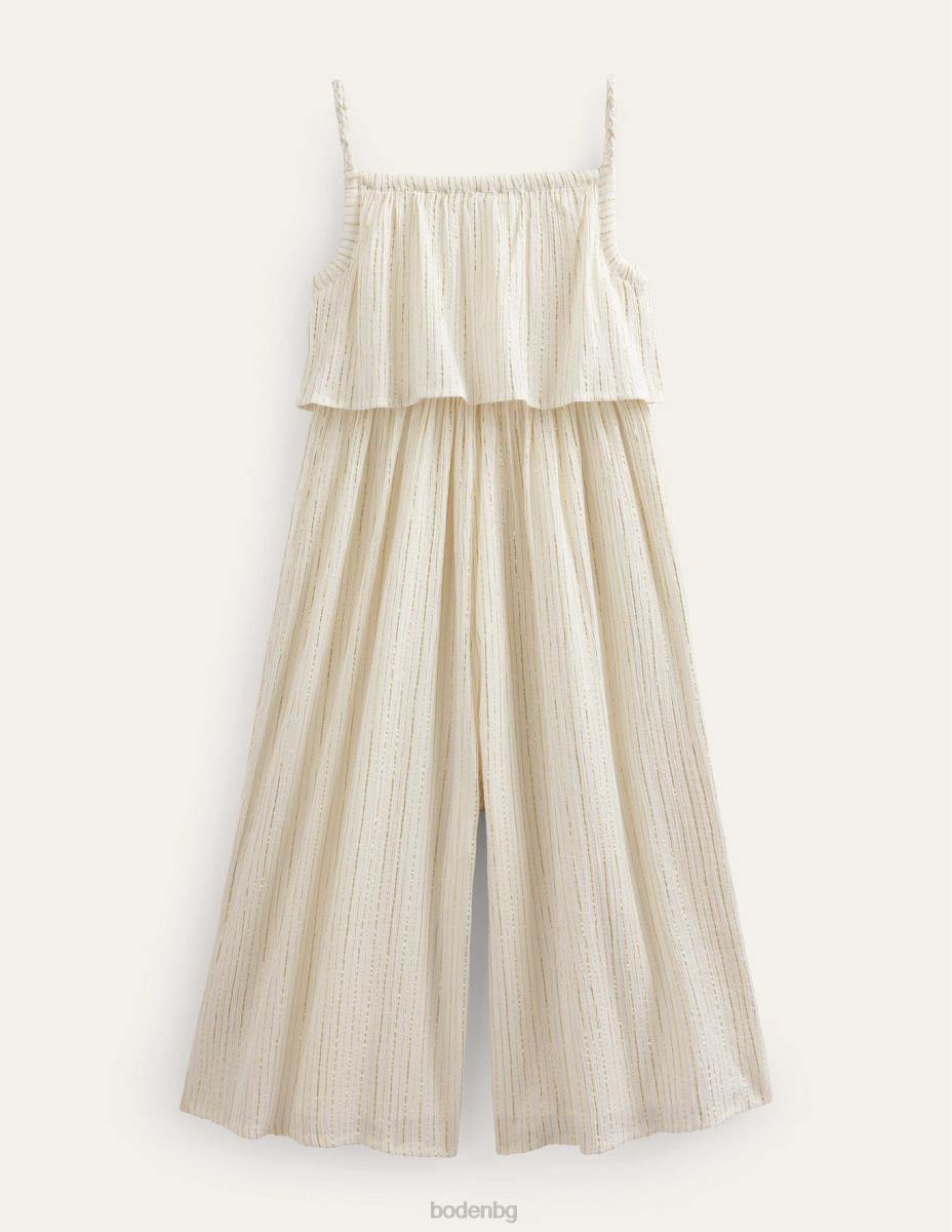 облекло Boden широк гащеризон слонова кост момичета LL683272