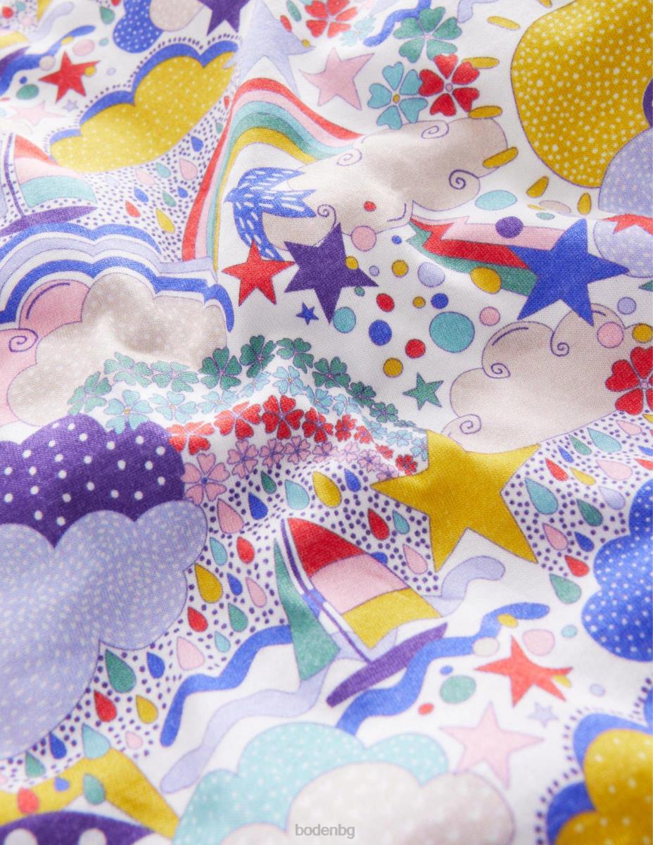 облекло Boden спокойна изрязана тениска мулти време момичета LL682886