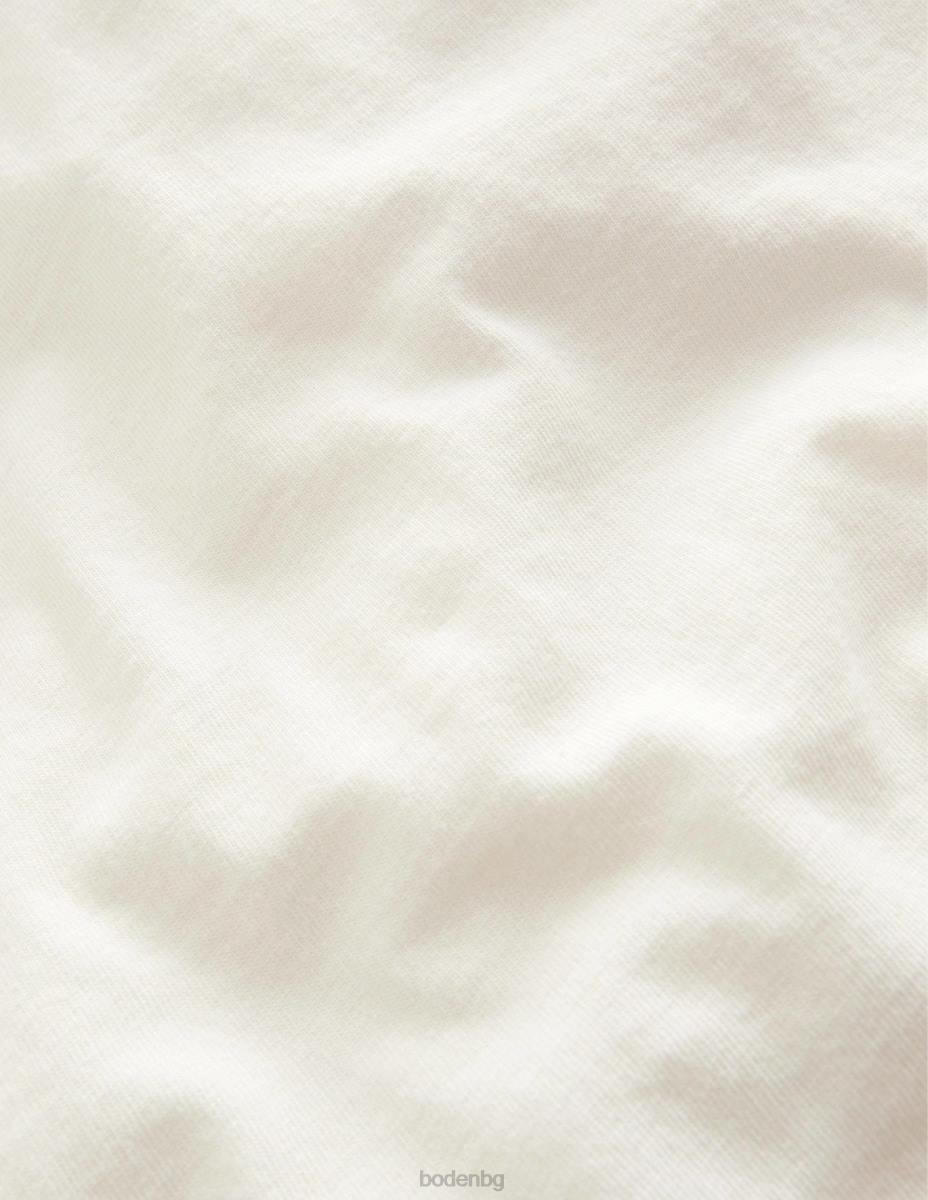 облекло Boden люлка с квадратно деколте слонова кост момичета LL682900