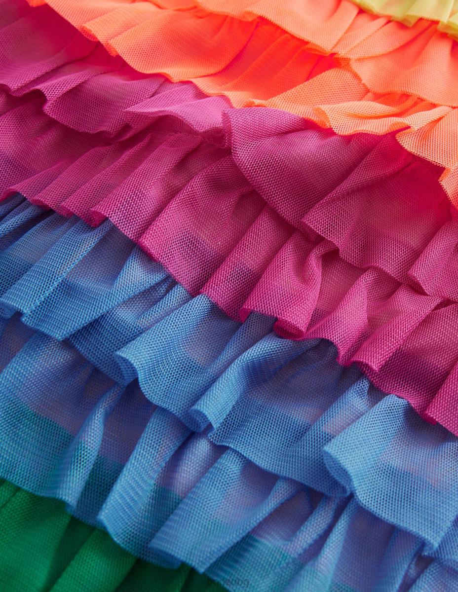 облекло Boden горна част от тюл с волани мулти момичета LL682914