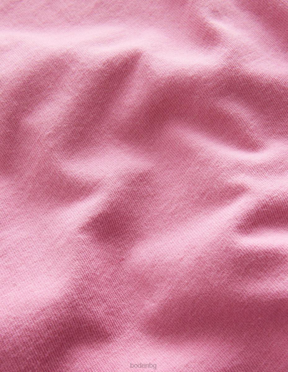 облекло Boden люлка с квадратно деколте формика розова момичета LL682964