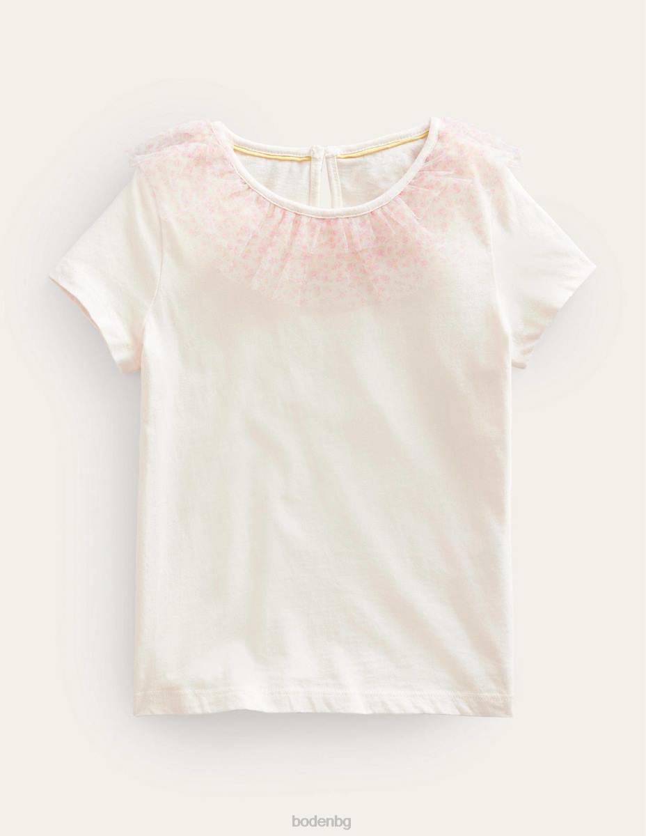 облекло Boden горнище от трико от тюл шушулка ванилия момичета LL682975