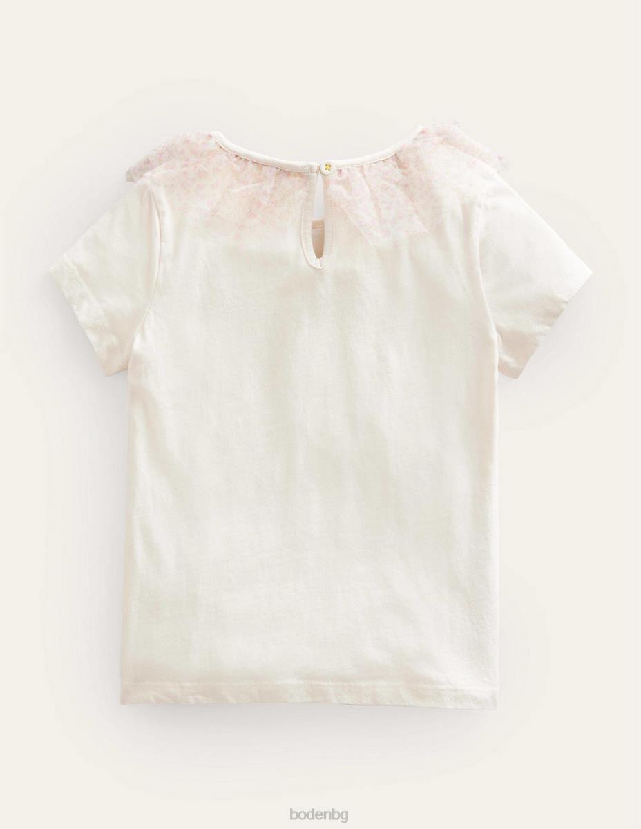 облекло Boden горнище от трико от тюл шушулка ванилия момичета LL682975