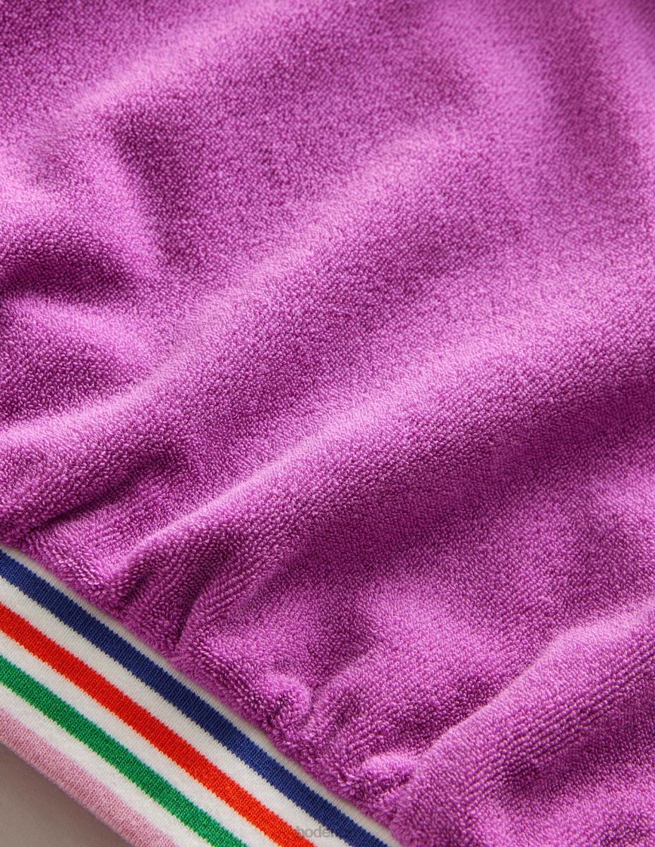 облекло Boden хавлиена жилетка лъчиста орхидея лилаво момичета LL682989