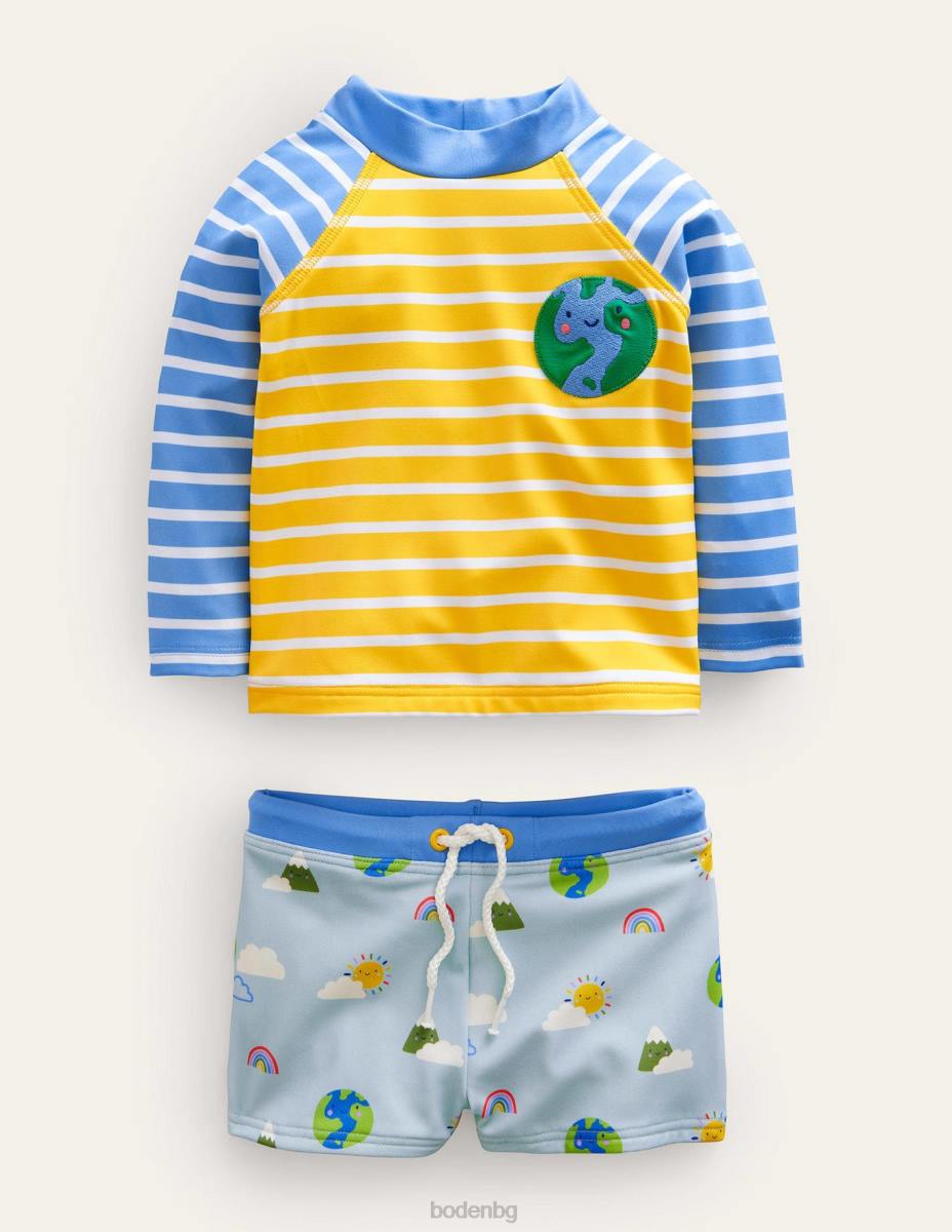 облекло Boden забавен комплект жилетка за обрив мулти време момичета LL683047