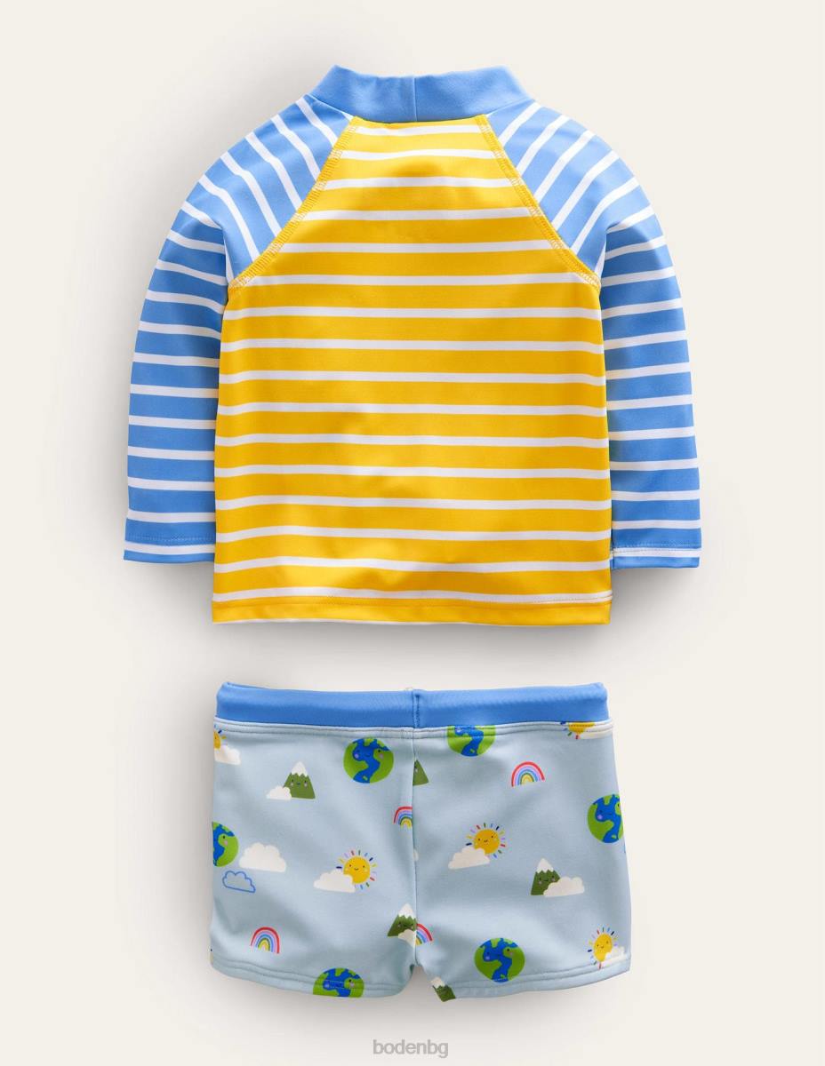 облекло Boden забавен комплект жилетка за обрив мулти време момичета LL683047