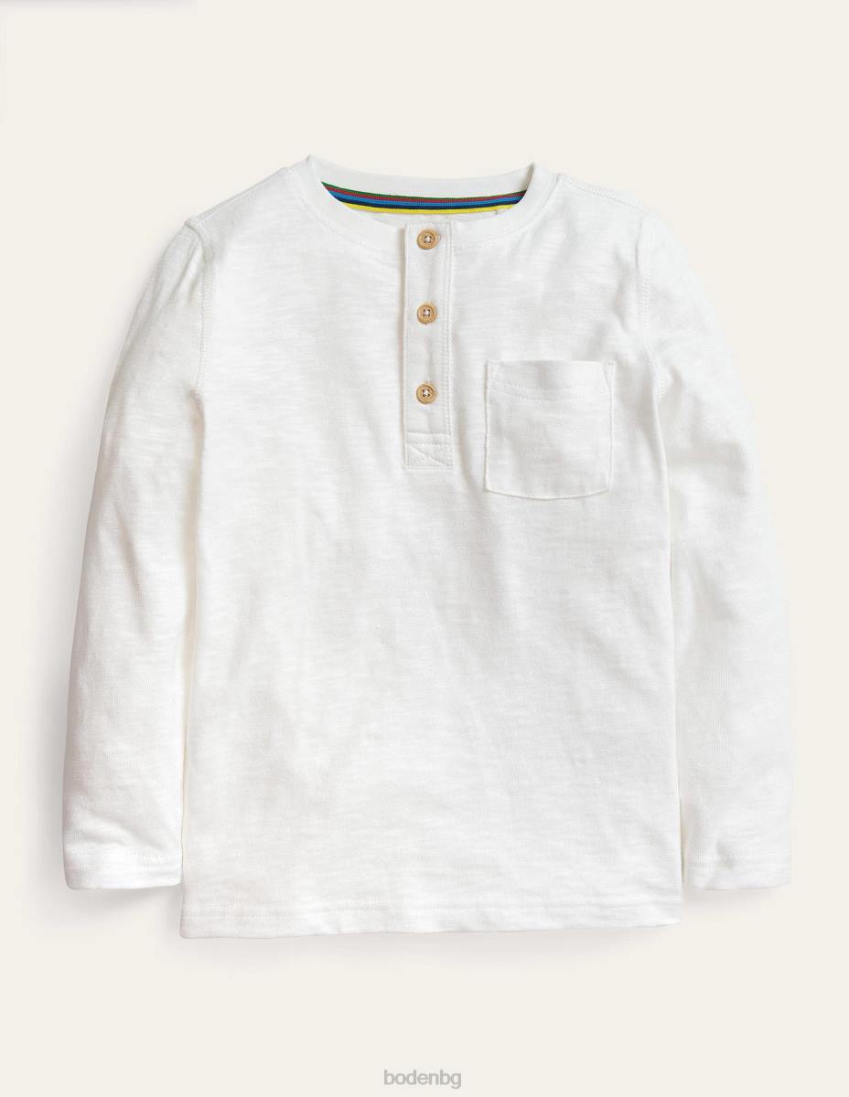 облекло Boden тениска с дълги ръкави бяло момичета LL683175