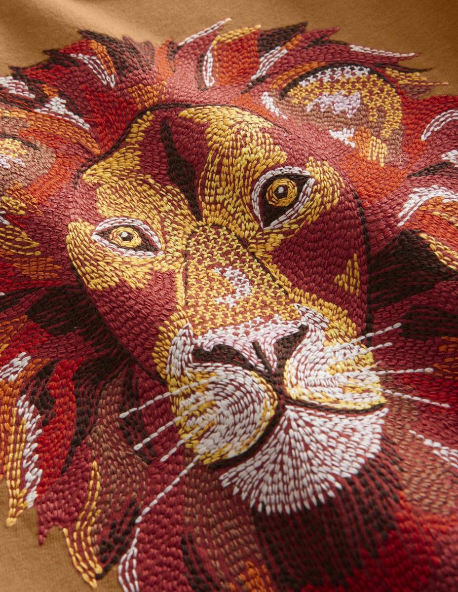 облекло Boden суперстич тениска ирисско кафяво момичета LL683200