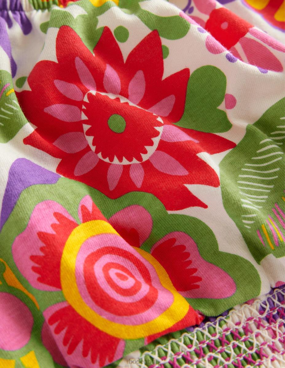 облекло Boden с квадратно деколте много фестивален флорален момичета LL683226