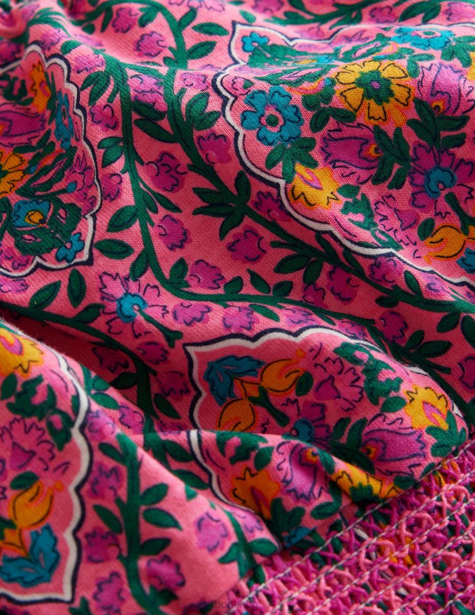 облекло Boden с квадратно деколте азалия дървена лоза момичета LL68762