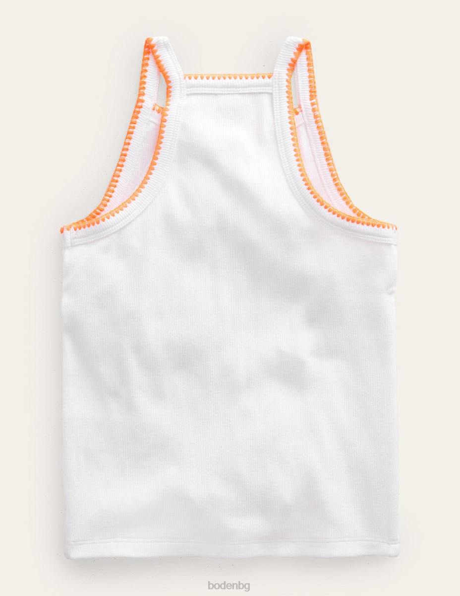 облекло Boden разкроена жилетка бяло момичета LL68764