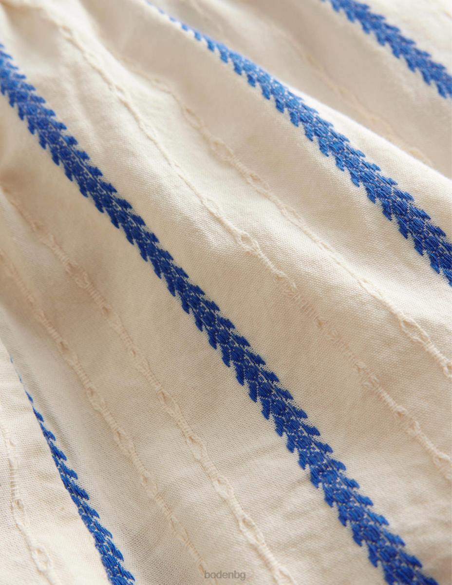 облекло Boden шорти с волани слонова кост момичета LL682619