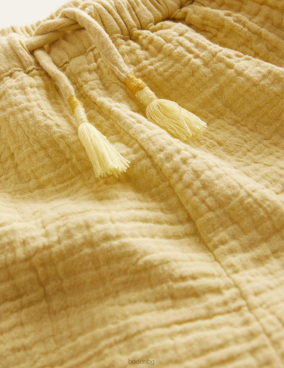 облекло Boden бродирани къси панталони лютиче момичета LL682625