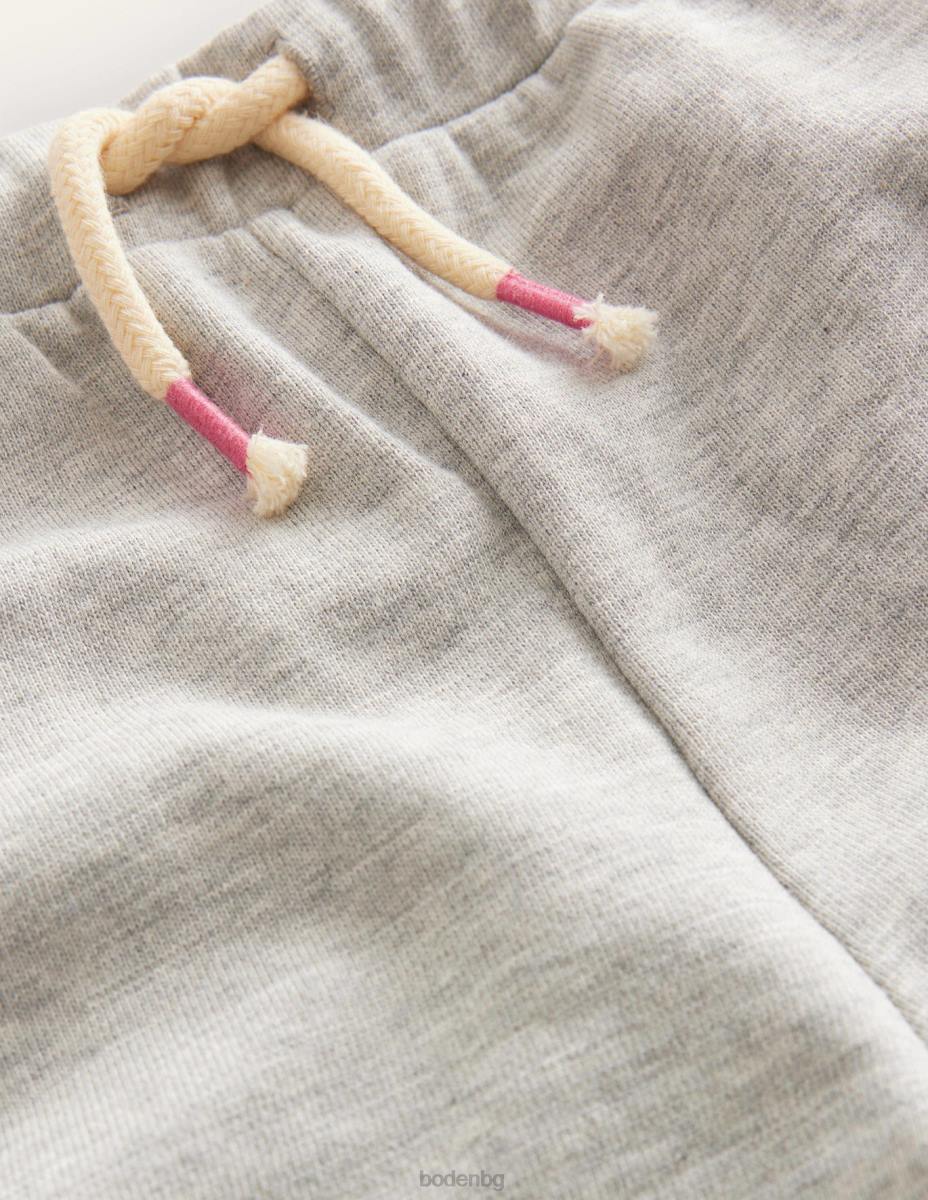 облекло Boden къси панталони от трико сив мергел момичета LL682709