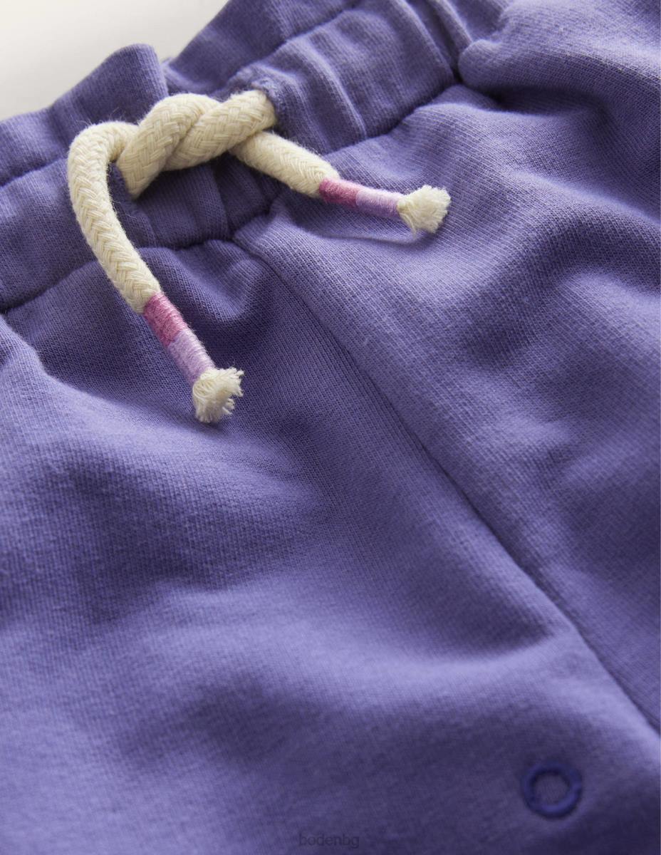 облекло Boden капса от трико къса меко десен борд синьо момичета LL682751