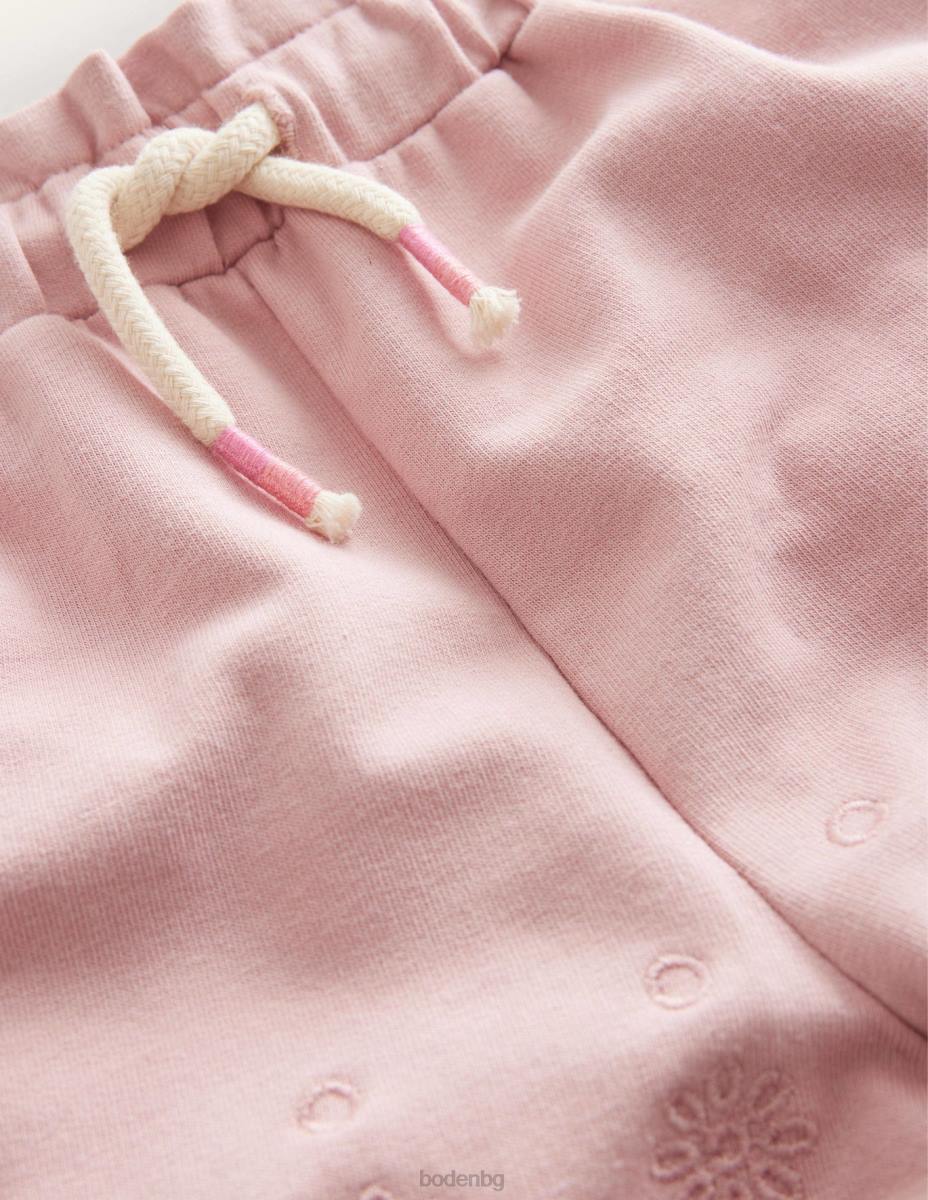 облекло Boden капса от трико къса бадемово розово момичета LL682759