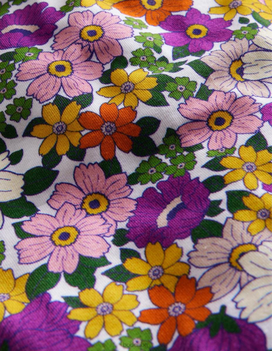 облекло Boden шорти за колоездене лъчиста орхидея лилаво цвете момичета LL683220