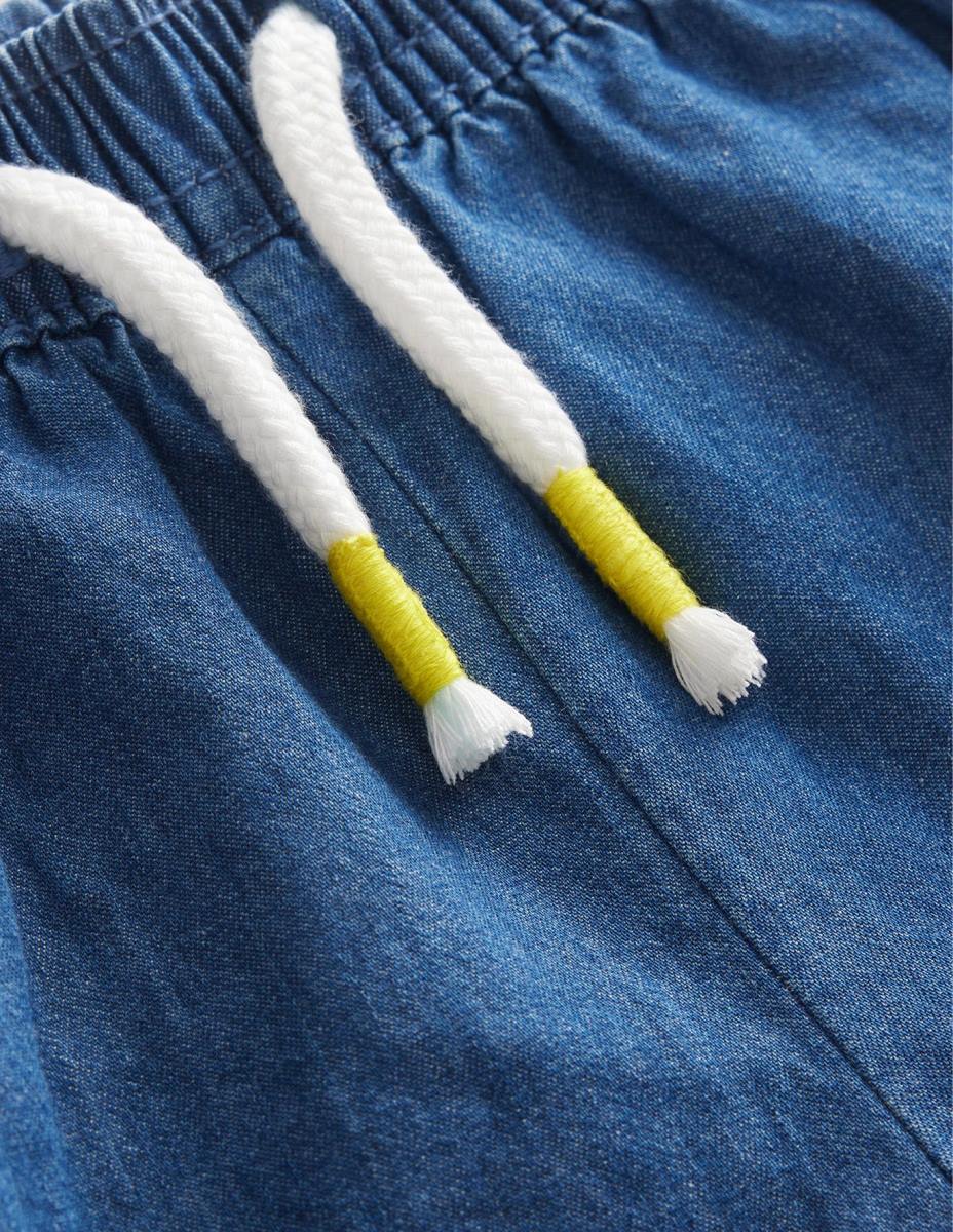 облекло Boden тъкани шорти средно шамбре момичета LL683285