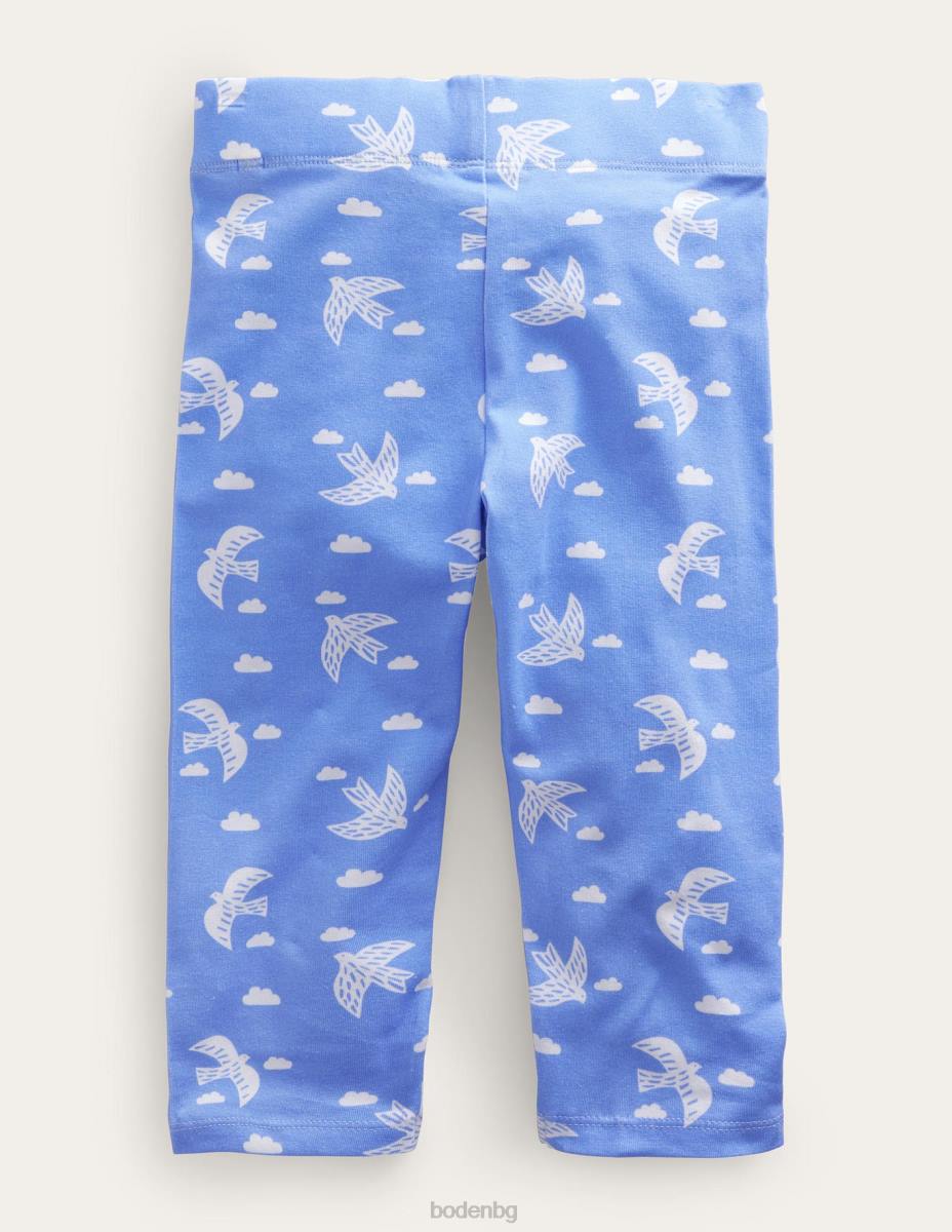 облекло Boden забавни съкратени клинове кабана сини птици момичета LL682850