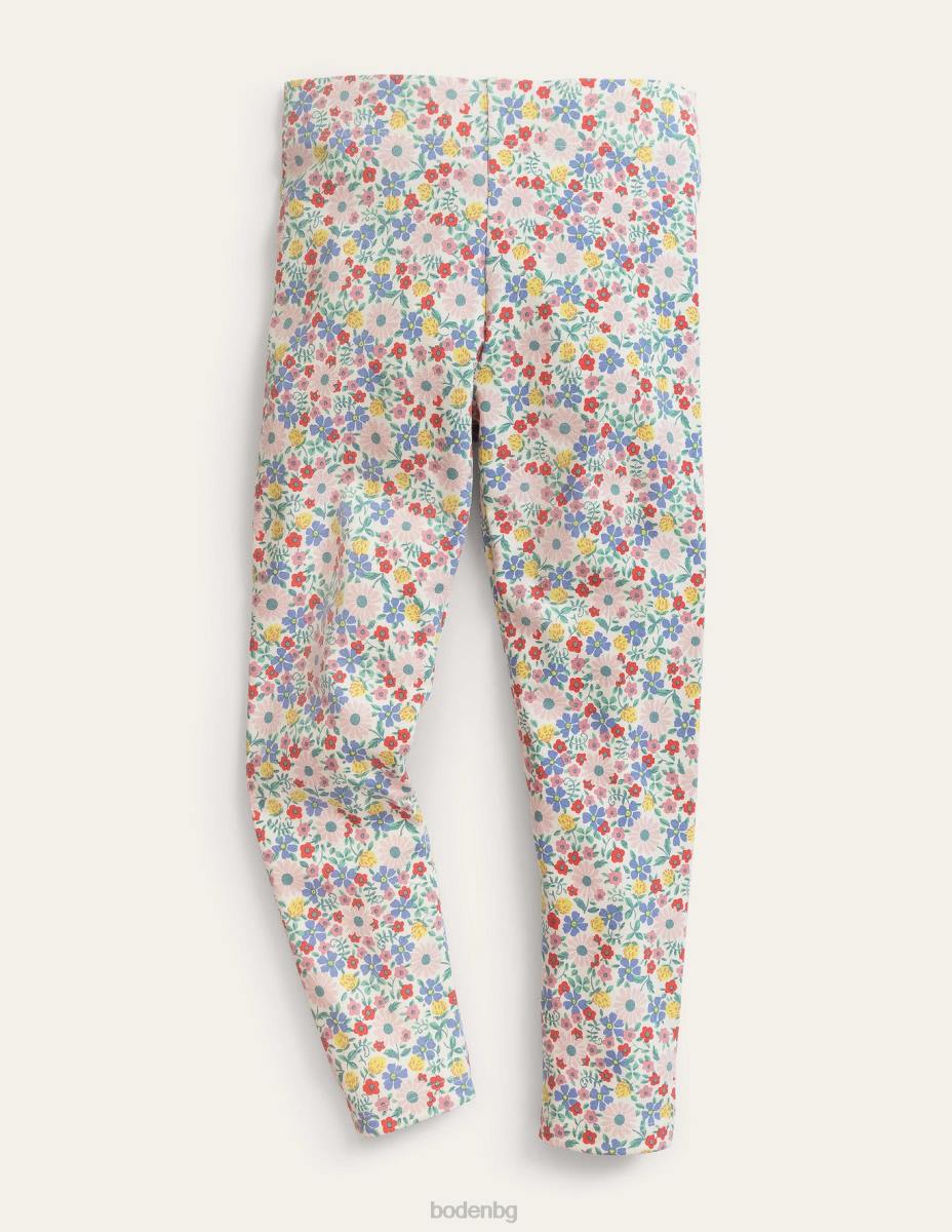 облекло Boden забавни клинове флорална шушулка ванилия момичета LL683097