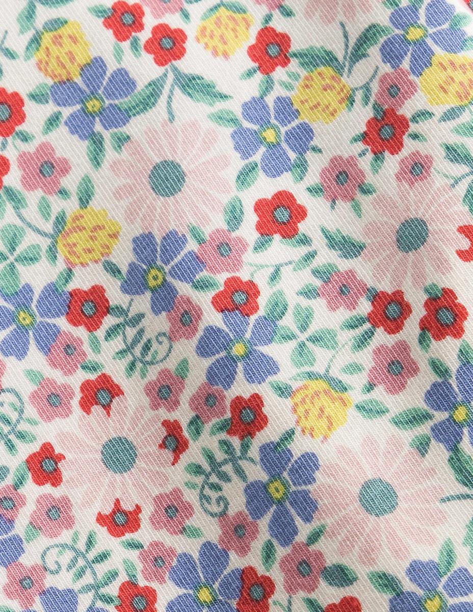 облекло Boden забавни клинове флорална шушулка ванилия момичета LL683097