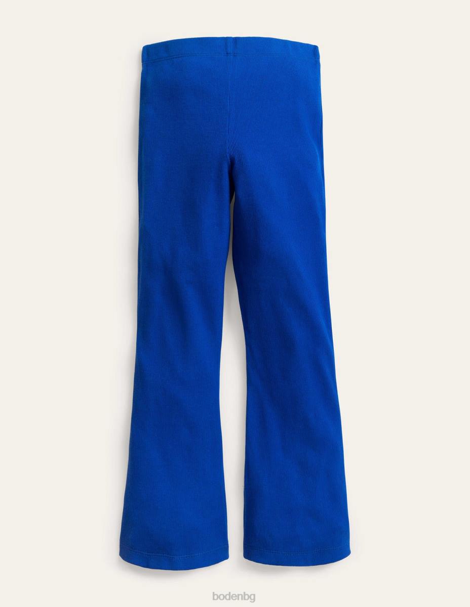 облекло Boden клинове с фланелка светло син момичета LL683119