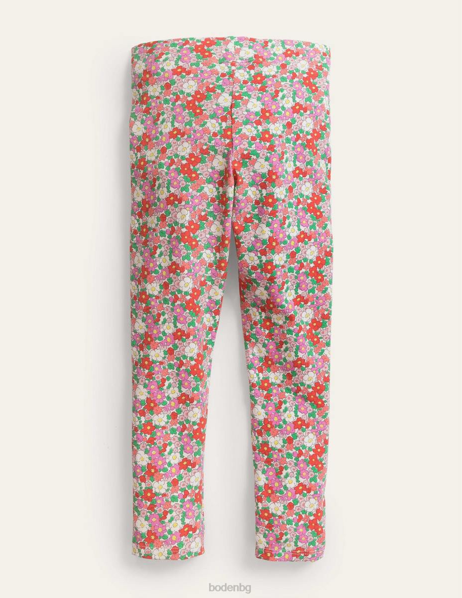 облекло Boden забавни клинове с апликации конфитюр червени цветни сърца момичета LL683301