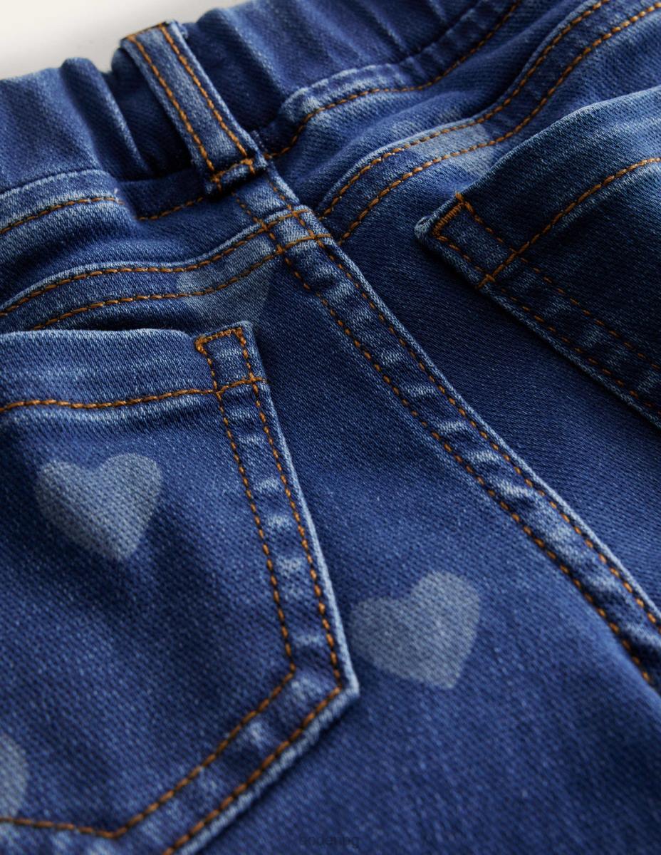 облекло Boden дънкови клинове adventure-flex средна реколта сърце момичета LL68791