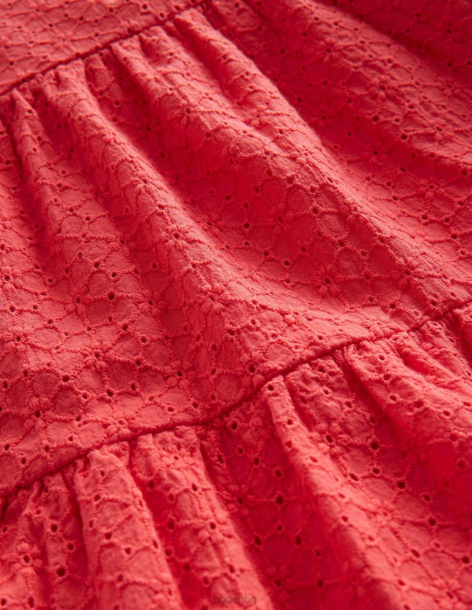 облекло Boden цялата рокля на бродери конфитюр момичета LL682628