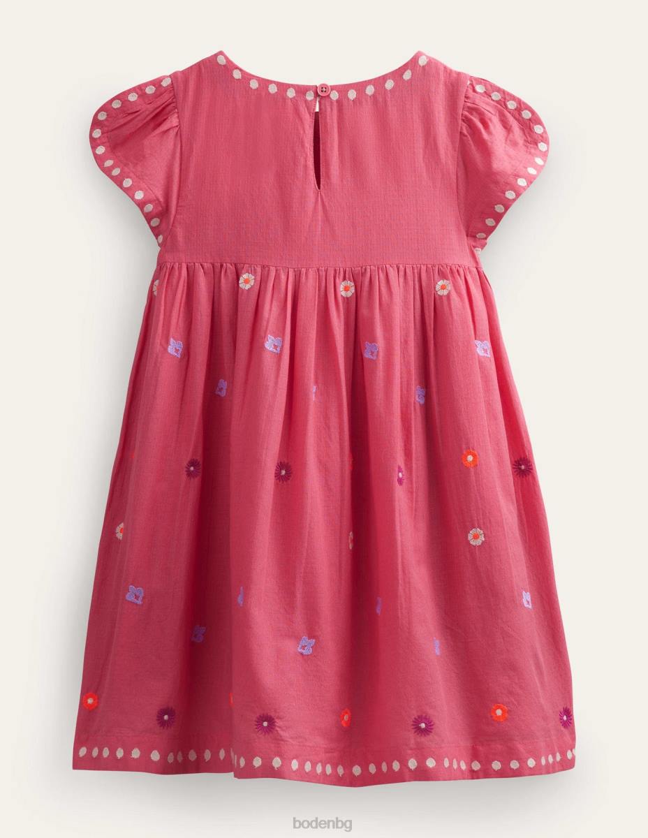 облекло Boden рокля с бродирана текстура близалка момичета LL682776