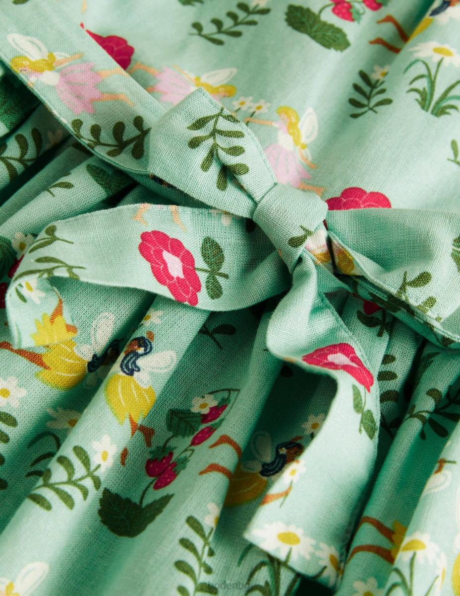 облекло Boden винтидж рокля фонтан цветни феи момичета LL682786