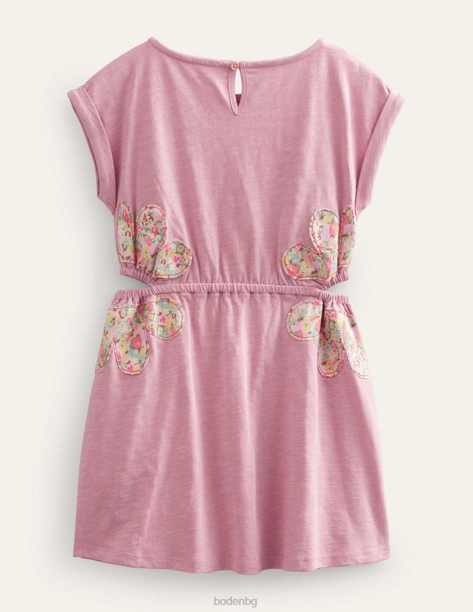 облекло Boden разкроена рокля бадемово розово момичета LL682908