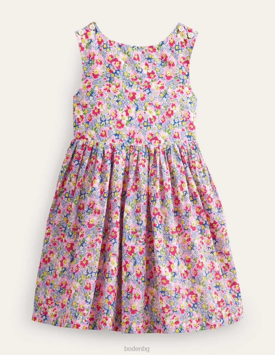 облекло Boden рокля с кръстосани гръбчета много пот пури момичета LL683022