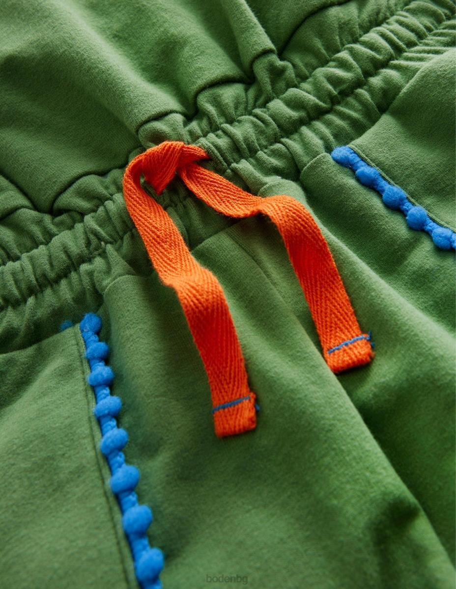 облекло Boden спокоен костюм от трико сафари зелено момичета LL68741